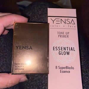 Yensa essential glow primer and beauty sponge